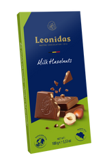 Tabletă ciocolată cu lapte și alune de pădure, 100grame