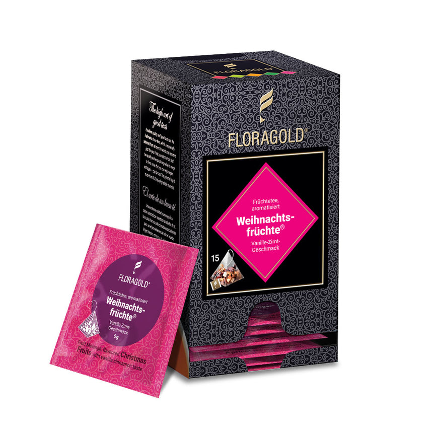 Christmas Fruits- ceai Floragold cu gust de scortisoara si vanilie