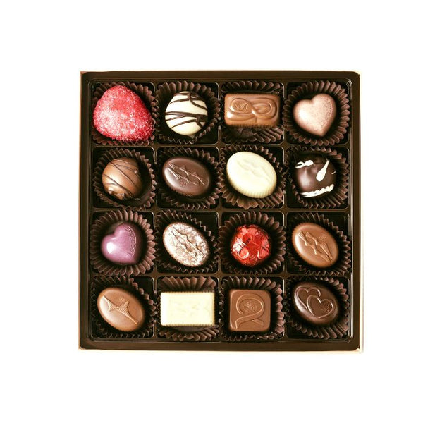 cutie cadou cu praline de ciocolată Leonidas, asortate - cadou elegant pentru orice ocazie