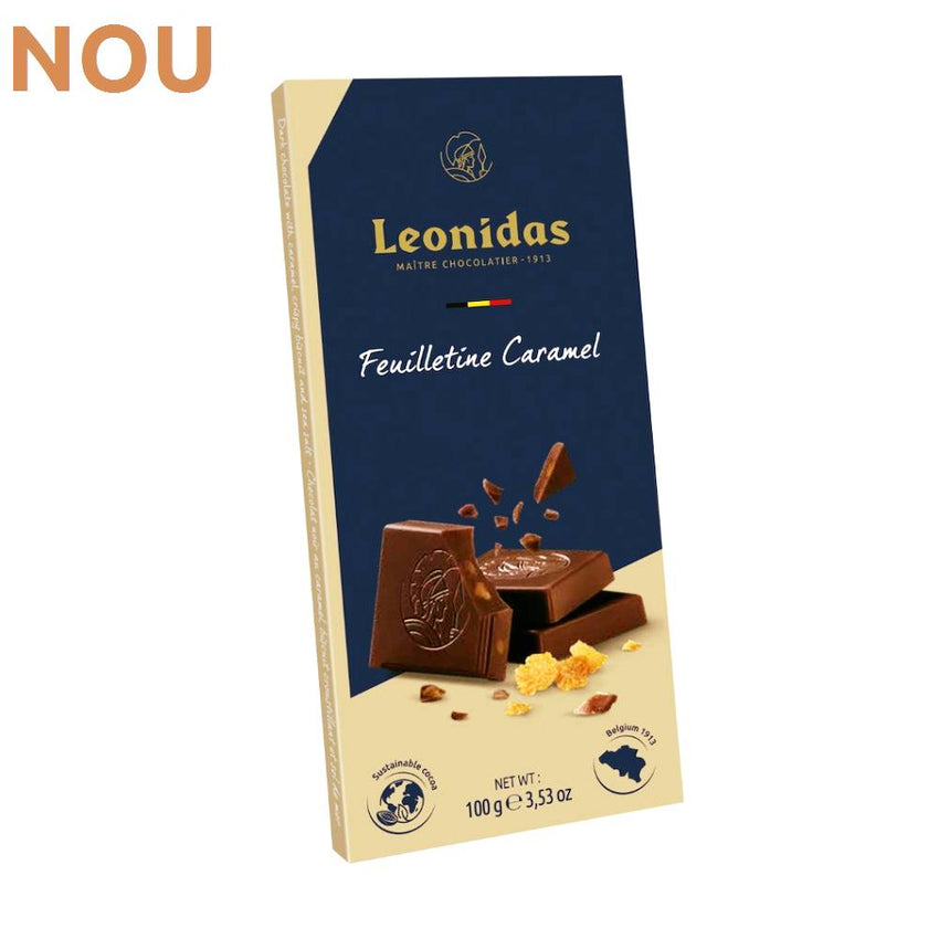 Tableta Dark Feuilletine Caramel 100g