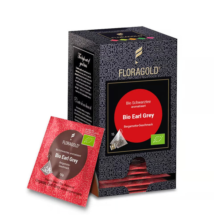 BIO EARL GREY- ceai negru Floragold cu gust de bergamota