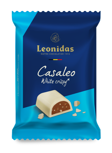 Tabletă Casaleo,ciocolată albă, 75 grame. Dimensiuni: 11.5cm x 8cm  x 1.7cm