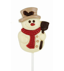 Lollipop Om de Zăpadă ciocolată albă 35 grame