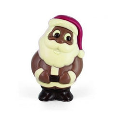 Figurină Moș Crăciun, ciocolată lapte, 4 culori, 75 g